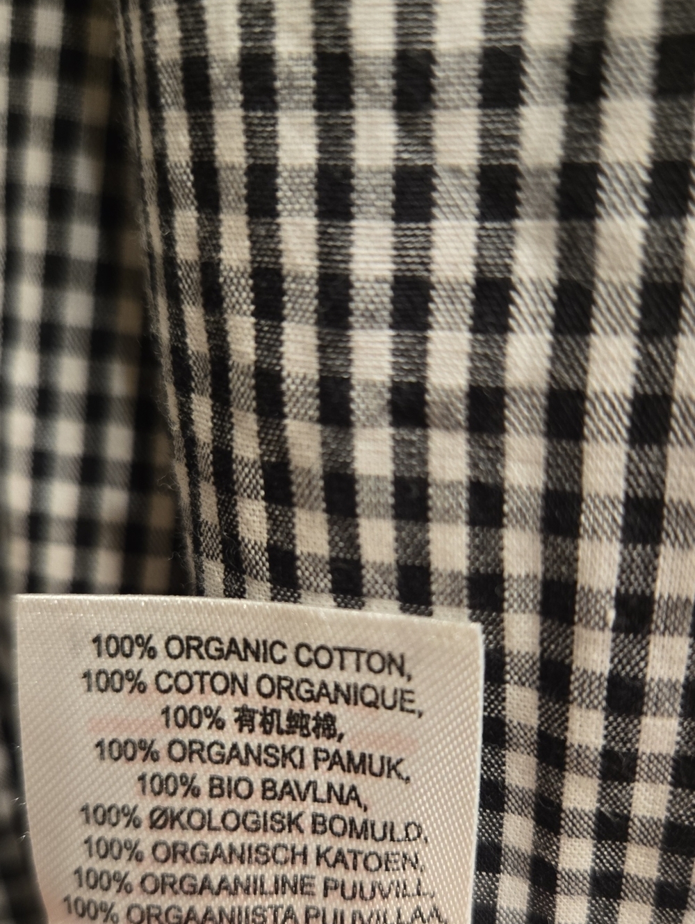 Damson Madder Lois Double Collar Blouse Black Gingham EU 16 /US 12 (See Meas) - Picture 10 of 11